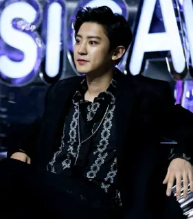 🌙 cantor, kpop, Chanyeol, Exo, idol, masculino, asiático telegram sticker