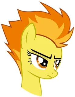 😒 Spitfire My Little Pony Spitfire, My Little Pony, pony, cartoon, character, animation whatsapp sticker