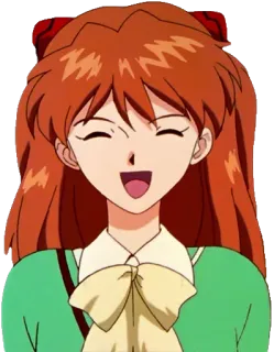 😄 Asuka Langley Soryu Neon Genesis Evangelion Anime, Personnage, Asuka Langley Soryu, Evangelion whatsapp sticker