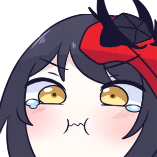 😖 อนิเมะ, มังงะ, ตัวละคร, ร้องไห้, เศร้า, น้ำตา telegram sticker