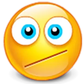 😕 Emoji, Cara, Divertido, Expresión, Tonto telegram sticker