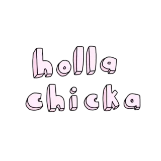 😀 holla chicka holla, chicka, greeting, slang telegram sticker