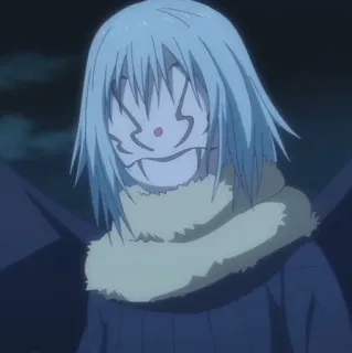 💎 Rimuru Tempest That Time I Got Reincarnated as a Slime Anime, Personaggio, Isekai, Slime, Fantasy telegram sticker