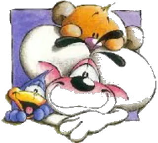 ❤ Desenho animado, Animais, Cachorro, Gato, Pato, Personagens telegram sticker