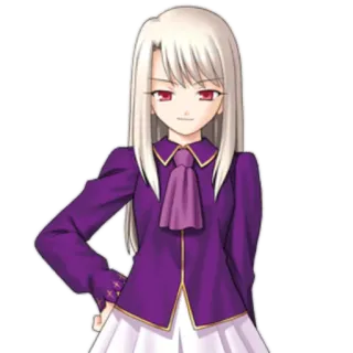 😏 Illyasviel von Einzbern Fate/stay night Аниме, Персонаж, Fate, Илиясфиль, Фон Айнцберн telegram sticker