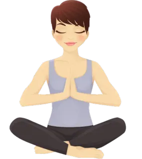🙏 Yoga, Meditation, Entspannung, Wellness, Zen, Achtsamkeit whatsapp sticker