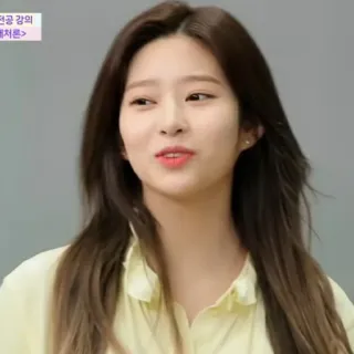 😑 전공 강의 Coreano, Mujer, Asiático, Retrato telegram sticker
