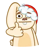 Christmas Bunny @TgEmojis telegram emojis 👍