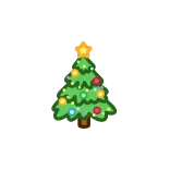 🎄 christmas tree, tree, christmas, holiday, ornaments, star telegram sticker