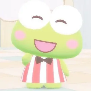 😃 Keroppi żaba, kreskówka, słodki, Keroppi, Sanrio telegram sticker