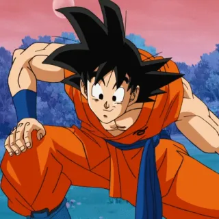 🏋️‍♀️ Goku Dragon Ball Anime, Dragon Ball, Goku, Dessin animé, Combat, Super Saiyan telegram sticker