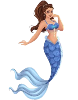 🧜‍♀ русалка, фэнтези, океан, море, женщина, мультфильм, персонаж telegram sticker