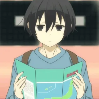 🐾 动漫, 地图, 男孩, 旅行, 学生 telegram sticker
