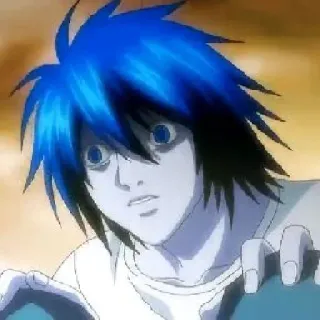📓 L Lawliet Death Note Аниме, Death Note, Детектив, L telegram sticker