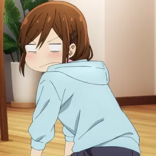 📚 anime, menina, desenho animado, personagem, expressão telegram sticker
