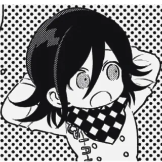 🏁 Kokichi Oma Danganronpa V3 kokichi oma, danganronpa v3, anime, manga, chibi, charakter whatsapp sticker