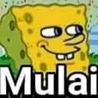 😀 Spongebob Squarepants Mulai spongebob, dessin animé, mème telegram sticker