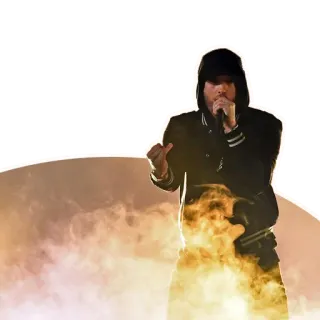 🔥 Eminem Eminem, rapper, music, performance, singer telegram sticker