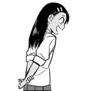 😀 Nagatoro Don't Toy with Me, Miss Nagatoro Nagatoro, Anime, Manga, Ijiranaide, Nagatoro-san, Señorita Nagatoro telegram sticker