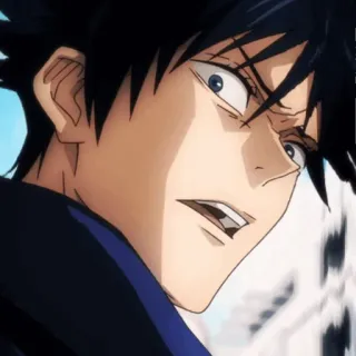 ♣️ Megumi Fushiguro Jujutsu Kaisen Anime, Manga, Ernst, Kämpfer, Übernatürlich telegram sticker
