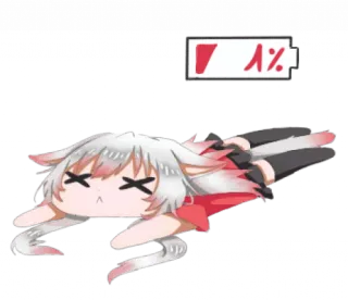 Lily – Tsundere Neko  telegram stickers