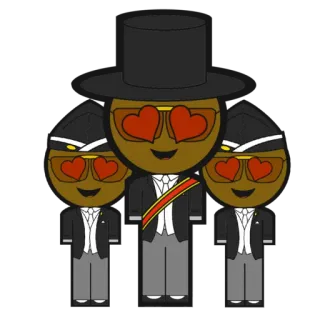 😍 Coffin Dance, Funérailles, Meme, Danse, Porteurs cercueil, Ghana telegram sticker