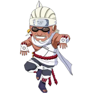🤙 Killer Bee Naruto Anime, Ninja, Killer Bee, Naruto, Personagem telegram sticker
