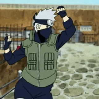 ⚡️ Kakashi Naruto Kakashi, Naruto, anime, ninja, character, manga, fanart telegram sticker