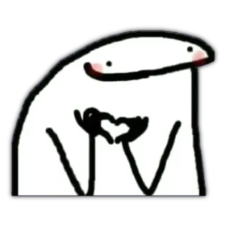 ❤️ florkofcows, love, heart, cute, sticker telegram sticker