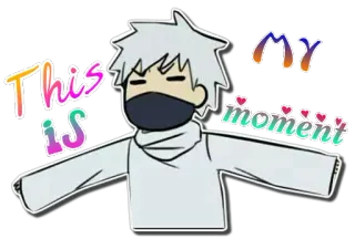 😣 This is my moment telegram sticker