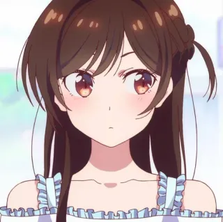 🥥 Chizuru Mizuhara Rent-A-Girlfriend Anime, Chizuru Mizuhara, Rent a Girlfriend, Cô gái, Dễ thương, Phim hoạt hình telegram sticker