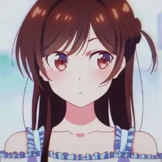 Chizuru Ichinose // @idioticAsHell whatsapp stickers