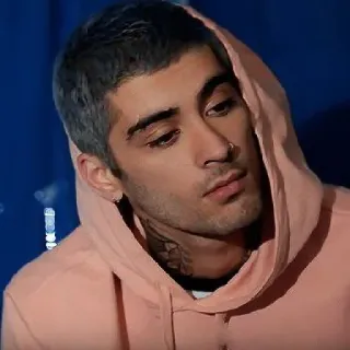 🔦 Zayn Malik zayn malik, zanger, portret, hoodie telegram sticker