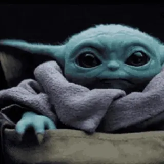 Baby Yoda @freetopsticker whatsapp stickers