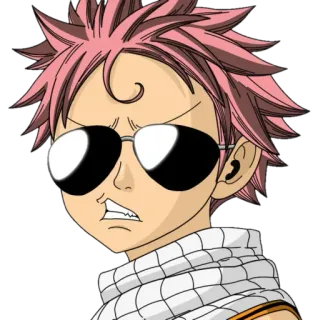 😎 Natsu Dragneel Fairy Tail Anime, Desenho animado, Mangá, Personagem, Fairy Tail, Natsu Dragneel whatsapp sticker
