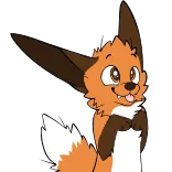 🔋 zorro, dibujos animados, animal, peludo telegram sticker