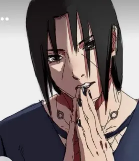 🙏 Itachi Uchiha Naruto itachi, uchiha, naruto, anime, manga, ninja telegram sticker