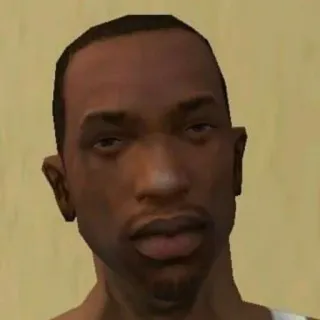 😨 CJ Grand Theft Auto: San Andreas CJ, Grand Theft Auto, San Andreas, Video game, Personagem whatsapp sticker