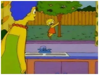 🤤 Marge Simpson The Simpsons The Simpsons, Marge Simpson, Lisa Simpson, cartoon, family, tv show telegram sticker