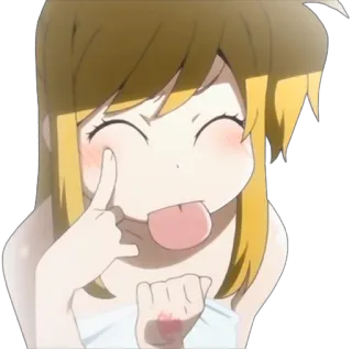 😝 Anime, Manga, Dibujos animados, Mono, Chica whatsapp sticker