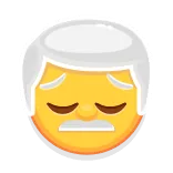 😔 表情符号, 悲伤, 老, 脸, 爷爷 whatsapp sticker
