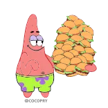 Patrick⭐- @MochaStickers telegram stickers
