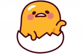 🥞 Gudetama Gudetama, uovo, carino, pigro, cartone animato whatsapp sticker