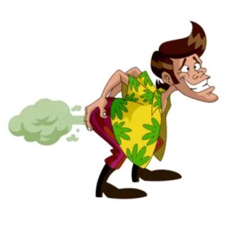 ☁ Ace Ventura Ace Ventura, Dibujos animados, Comedia, Divertido, Personaje de película, Pedo telegram sticker