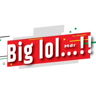 😂 Big lol Mdr lol, mdr, grande, meme, engraçado telegram sticker