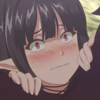 😨 Anime, Peri, Merona, Lucu, Gadis, Malu telegram sticker