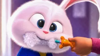 😸 Snowball The Secret Life of Pets bunny, rabbit, pet, animal, cute, cartoon telegram sticker