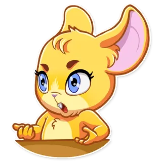 ⁉ hamster, fofo, animal, desenho animado, roedor, expressão, adesivo telegram sticker