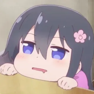 ❄️ 动漫, 卡通, 可爱, 漫画, 女孩, Q版 telegram sticker