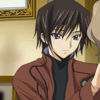 🥀 Lelouch Lamperouge Code Geass 애니메이션,  를르슈, 제로, 코드기아스, 캐릭터 telegram sticker
